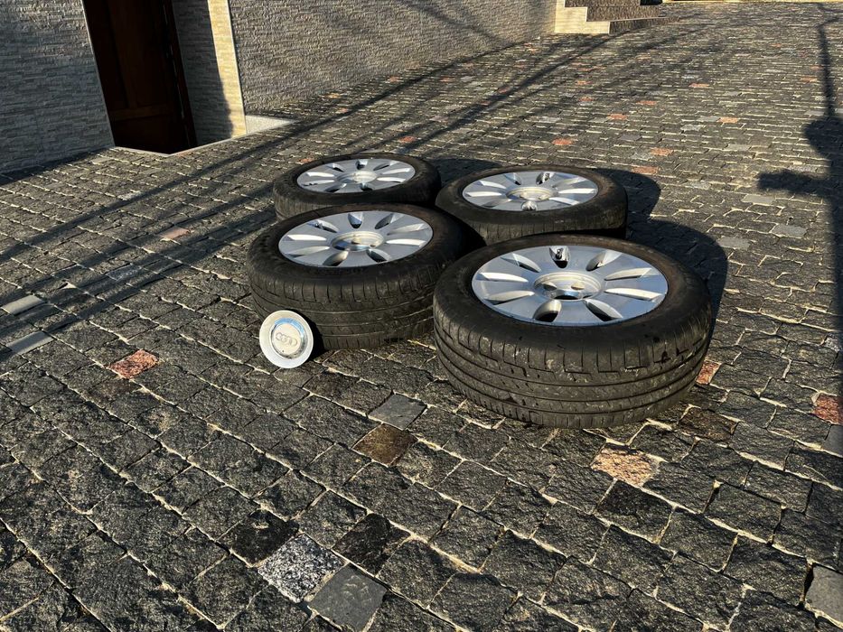 Коплект коліс (Шини+диски) бу 205/55 R16 Continental Premium Contact 6