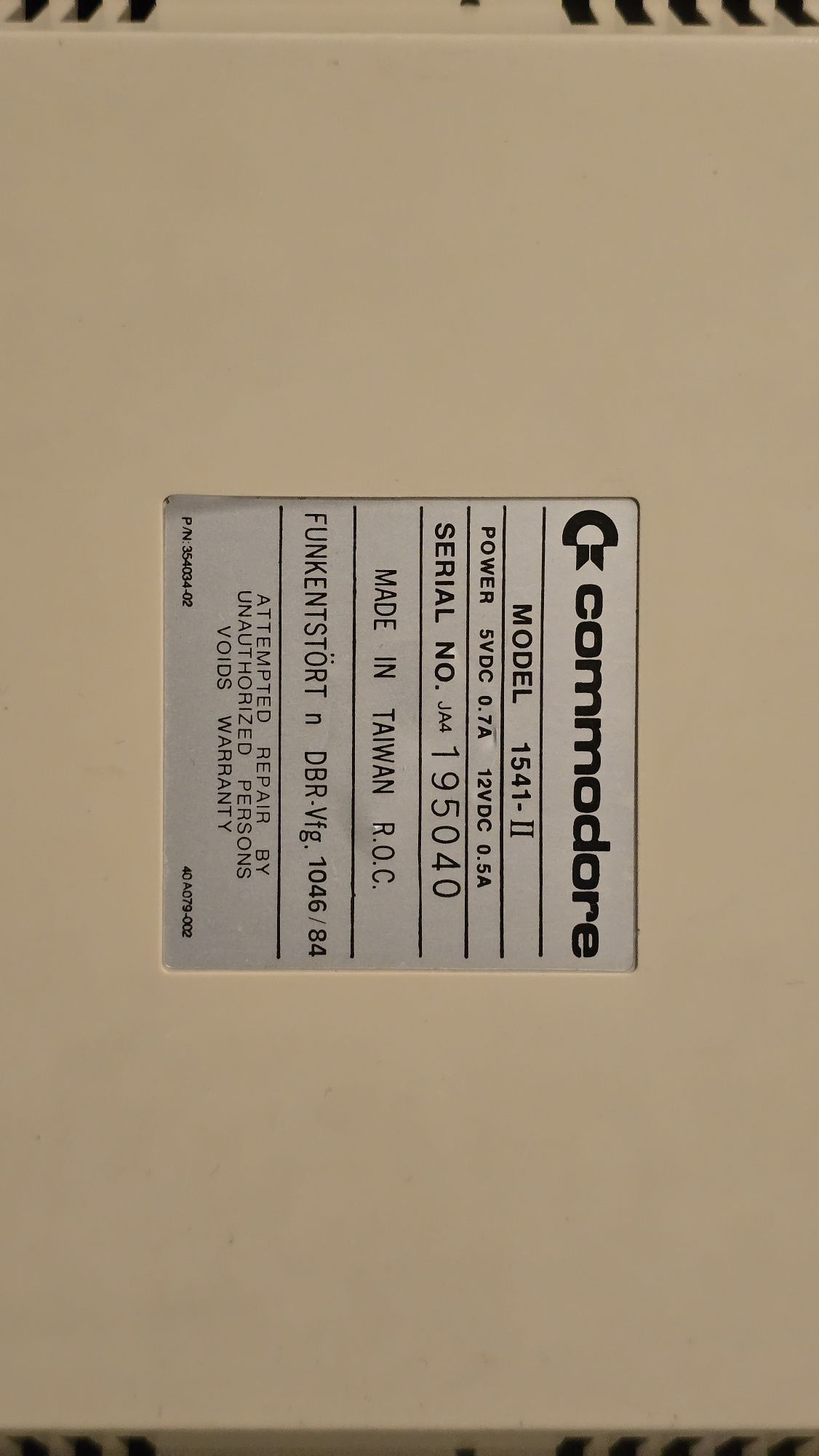 Commodore 64  stacja dysków 1541 - II