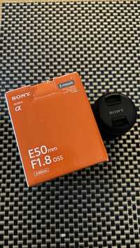 Sony E-mount SEL50F18  E50mm F1.8 oos fi 49mm