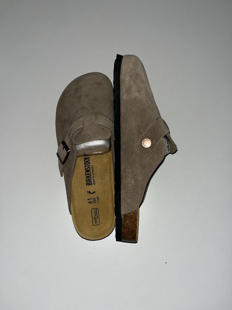 Birkenstock Boston Taupe (Tamanho 41) – Novas