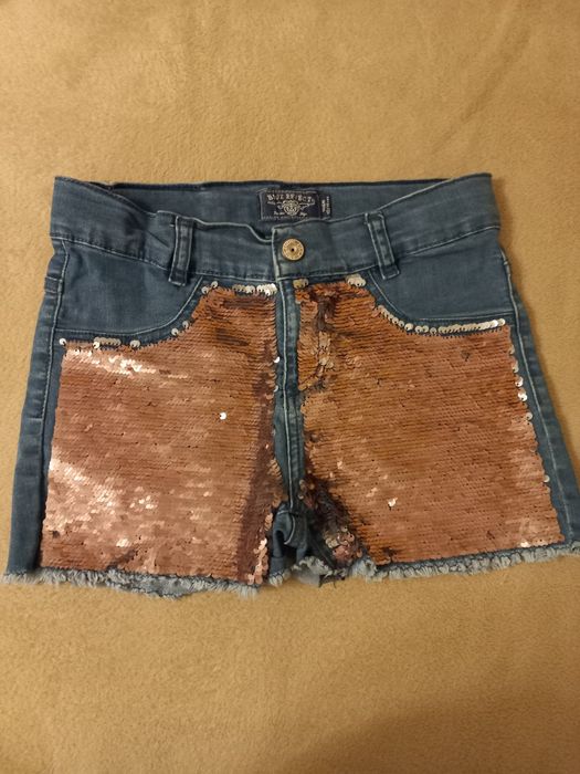 Spodenki krótkie dżinsowe dziewczęce