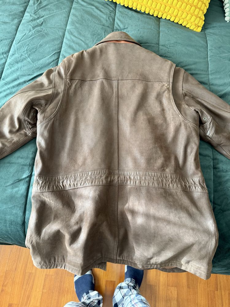 Casaca Pele Timberland Castanha