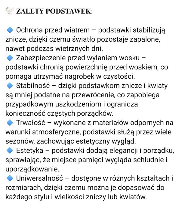 Podstawka na przyssawkach pod znicze
