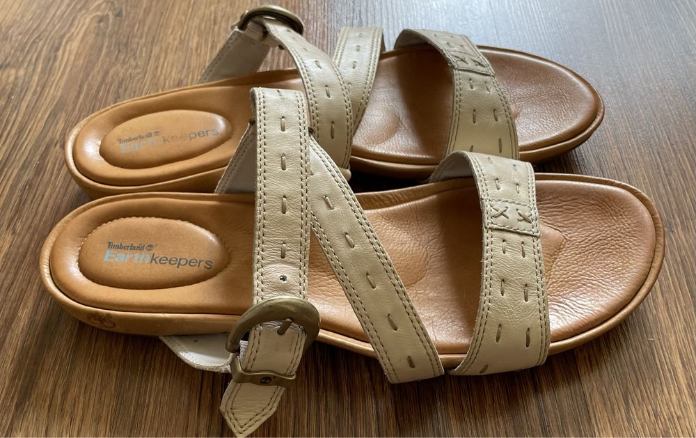 Sandały damskie, Timberland, skóra!