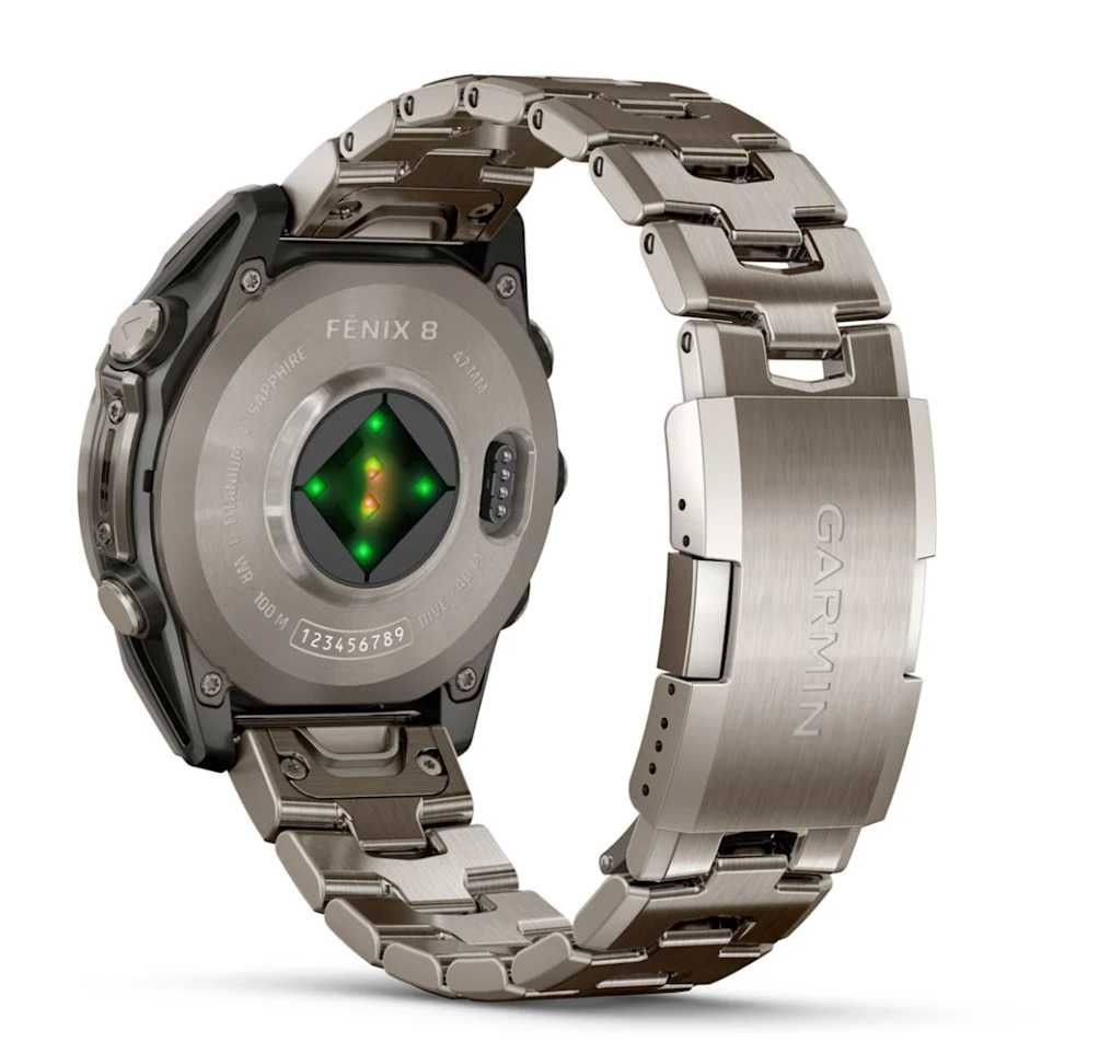 Garmin fenix 8 AMOLED (47 мм) Sapphire титан з титановим 010-02904-40
