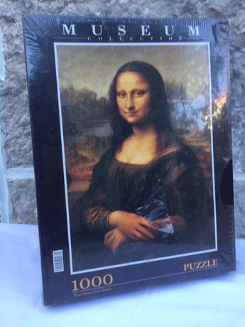 puzzle Mona Lisa, 1000 peças - novo, dentro do plástico!