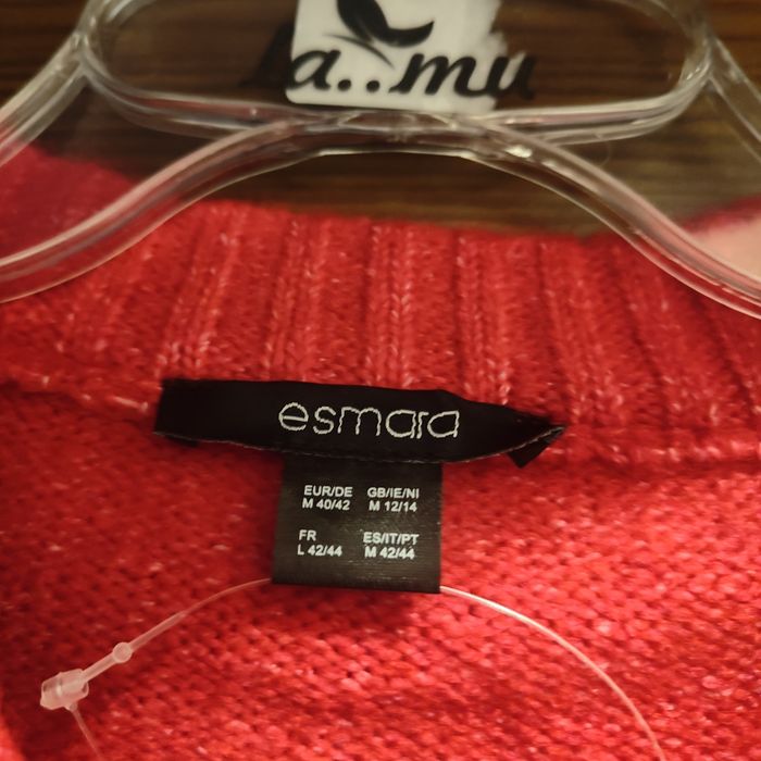 Kolorowy sweter damski m