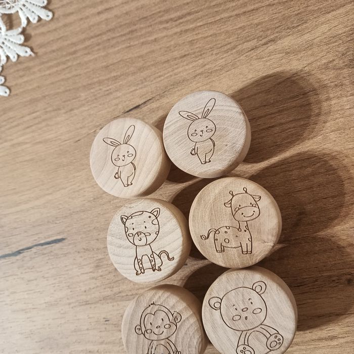 Uchwyt uchwyty gałka dzieci meblowe meblowy drewniany dziecięcy dzieci