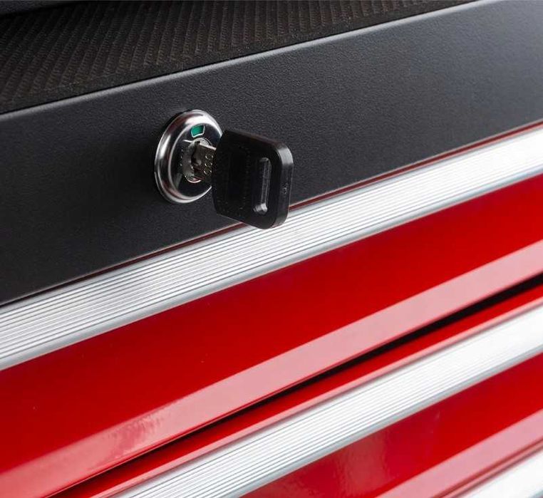 Mocna SZAFKA narzędziowa 7 szuflad COMPACT Black Wózek warsztatowy