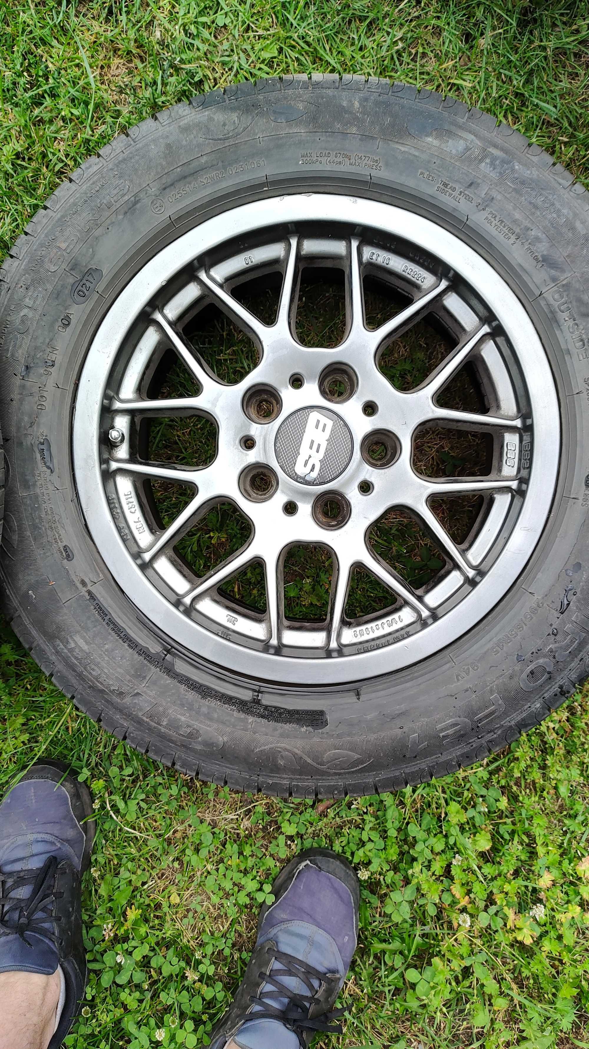 Alufelgi 15'' BBS  po renowacji +opony GT Radial (BMW E39 / 5x120)