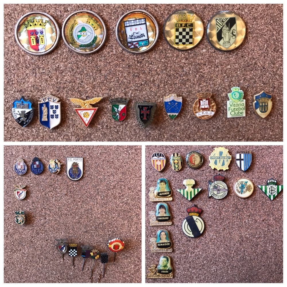 Artigos Coleccionaveis de Futebol - Porta-Chaves, Isqueiros, Pins