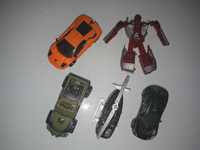 2 autka roboty Road Rider Military Police Matchbox Mattel Lotus Exige