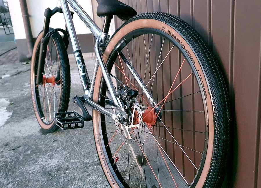 Rowert Dirt, Ns Bikes Metropolis 2 chromowany, unikat