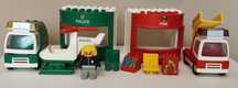 Klocki LEGO Duplo Policja Straż Pożarna z dźwiękiem