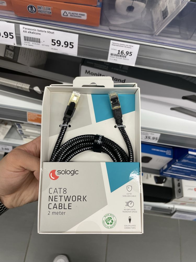 Nowy Kabel HDMI z adapterem CableMax 7,5 metra