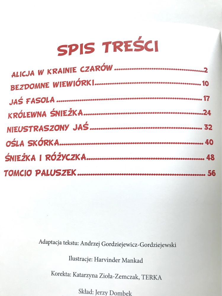 Alicja w Krainie Czarów i inne bajki NOWA