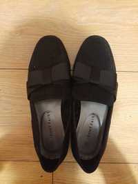 Czarne eleganckie buty, rozmiar36