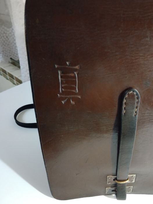 Torba  połowa skórzana