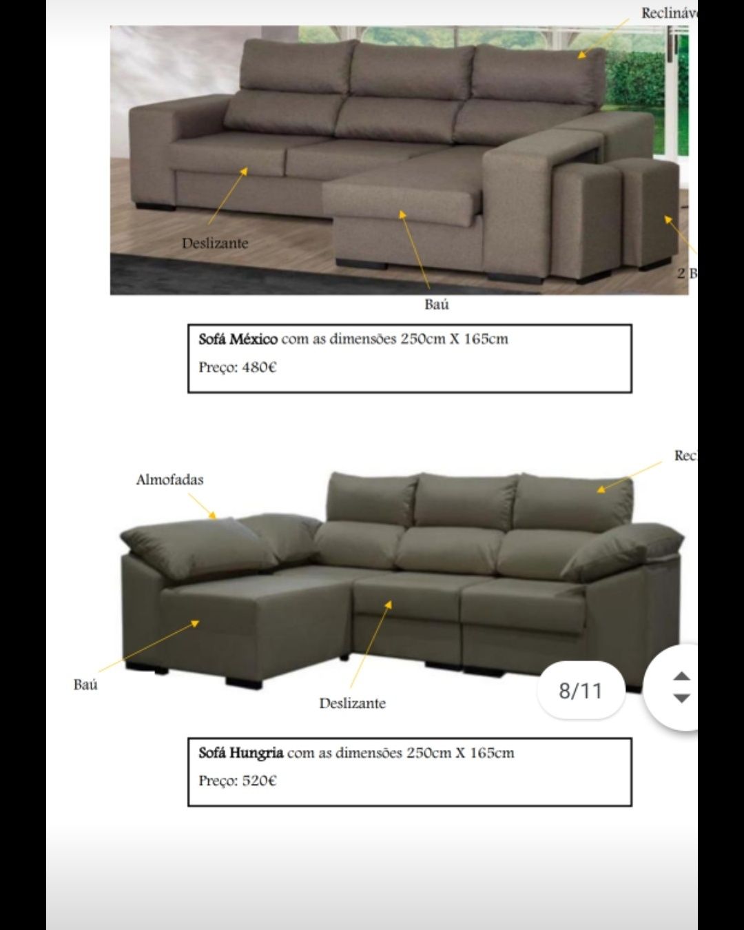 Sofas Novos/entrega