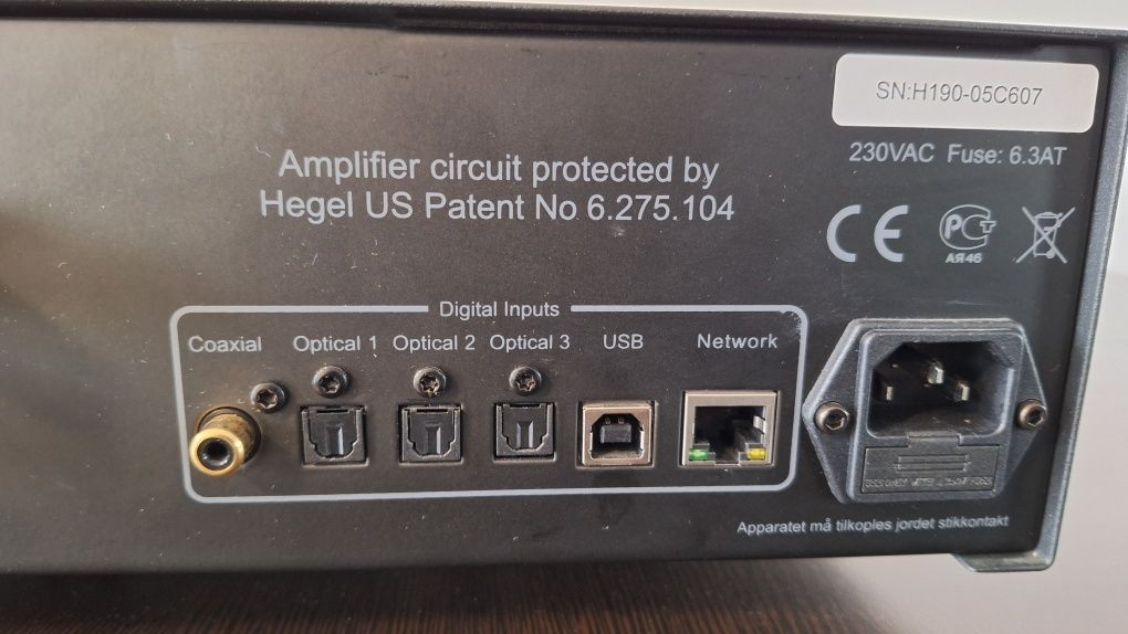 Wzmacniacz Stereo HEGEL H190 - stan Wzorowy !