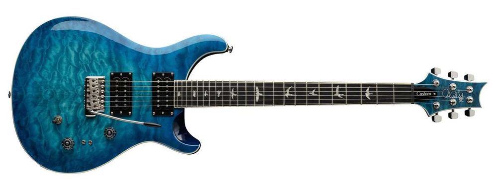 PRS SE Custom 24-08 QuiltLake Blue gitara elektryczna PRSSEC844QQEIBLB