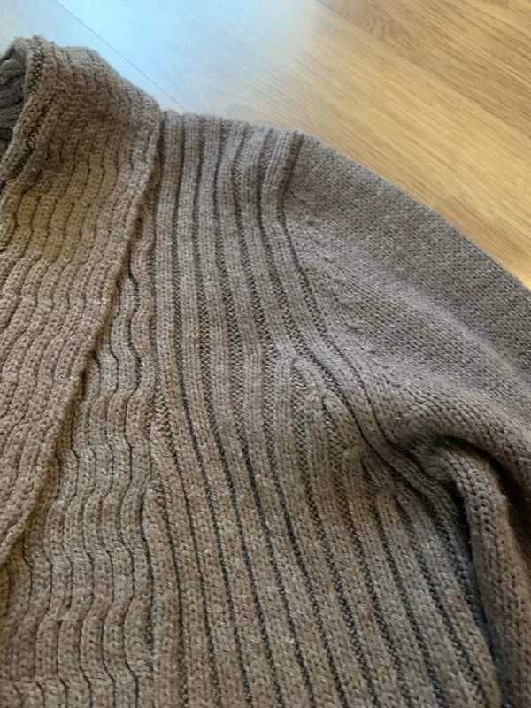 Beżowy kardigan sweter sweterek Orsay rozmiar S