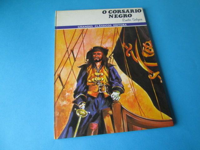 Livro O Corsário Negro Emilio Salgari Porto Editora Novo