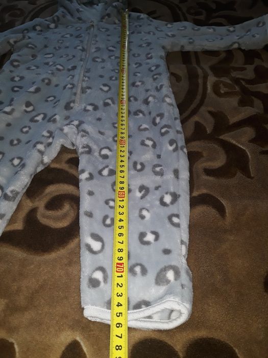 Pajacyk pajac welurowy roz 92-98, przebranie pantery