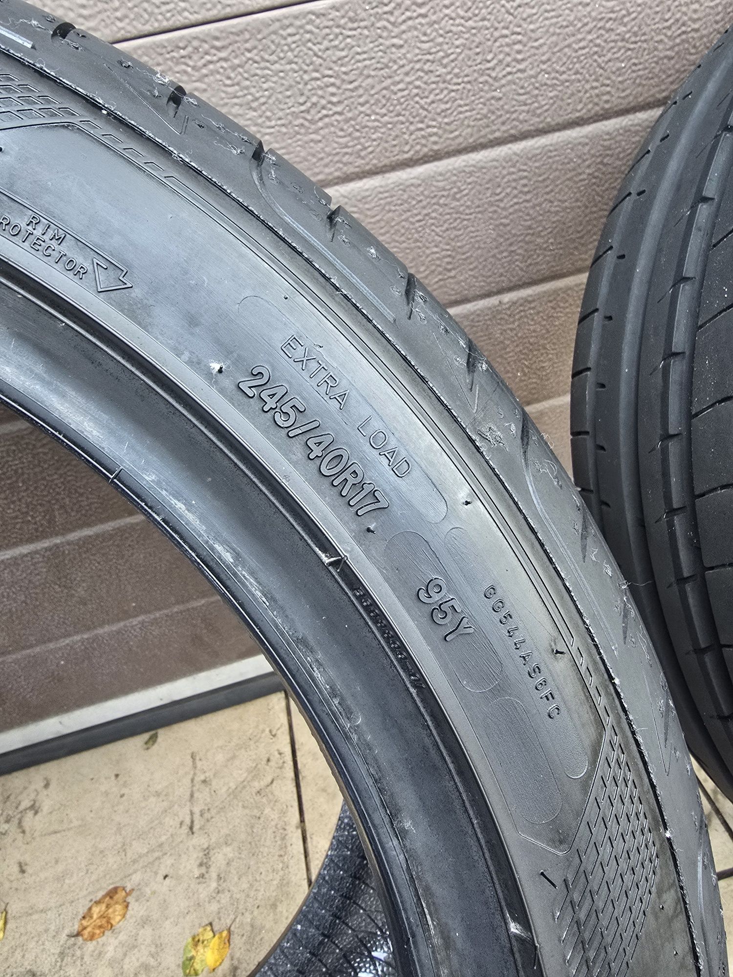 2szt jak NOWE, Goodyear Eagle F1 Asymmetric 3, 245/40R17 7.8mm