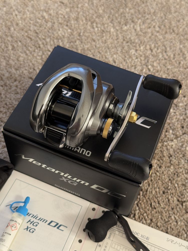 Shimano 15 Metanium DC XG 8.5 Кастингова риболовна котушка.  Japan