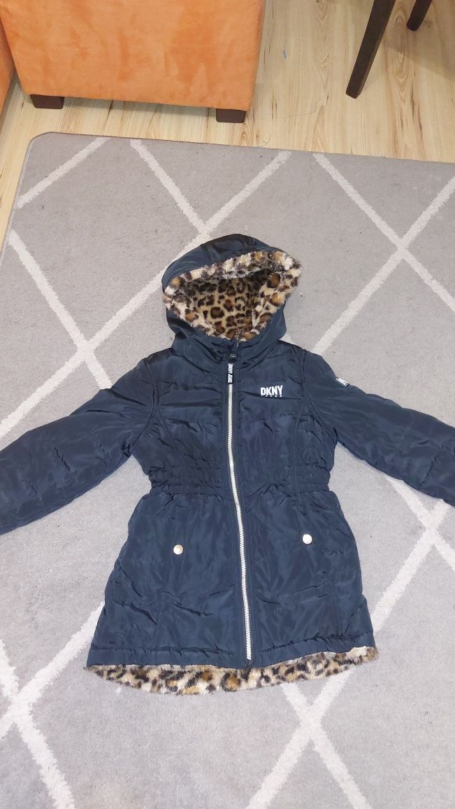 Dwustronna kurtka DKNY r. 128