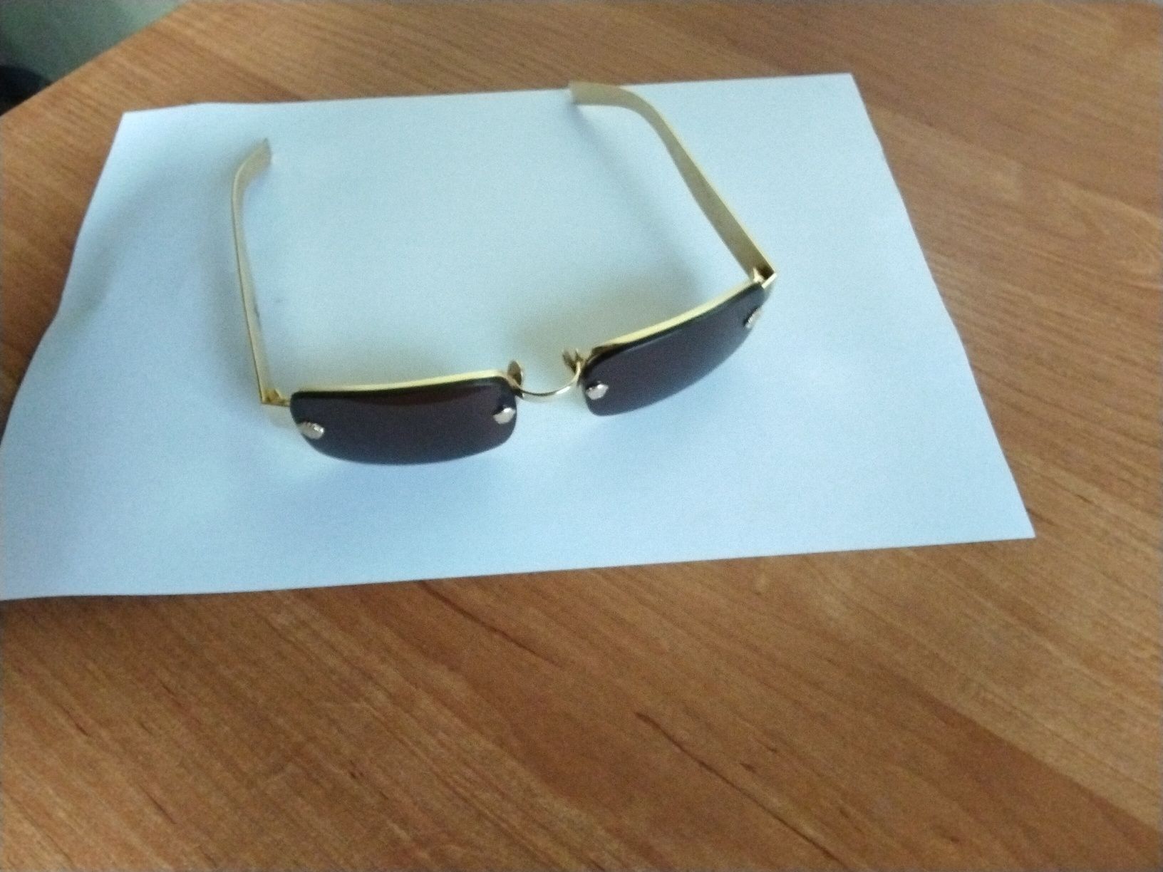 Złote okulary 14 karat