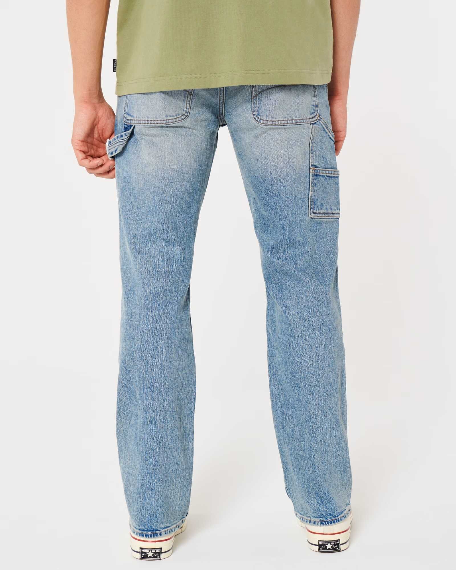 Классические джинсы Hollister в стиле CARPENTER  (Abercrombie & Fitch)