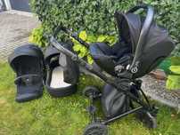 Wózek 3w1 ANEX z podstawa isofix fotelika