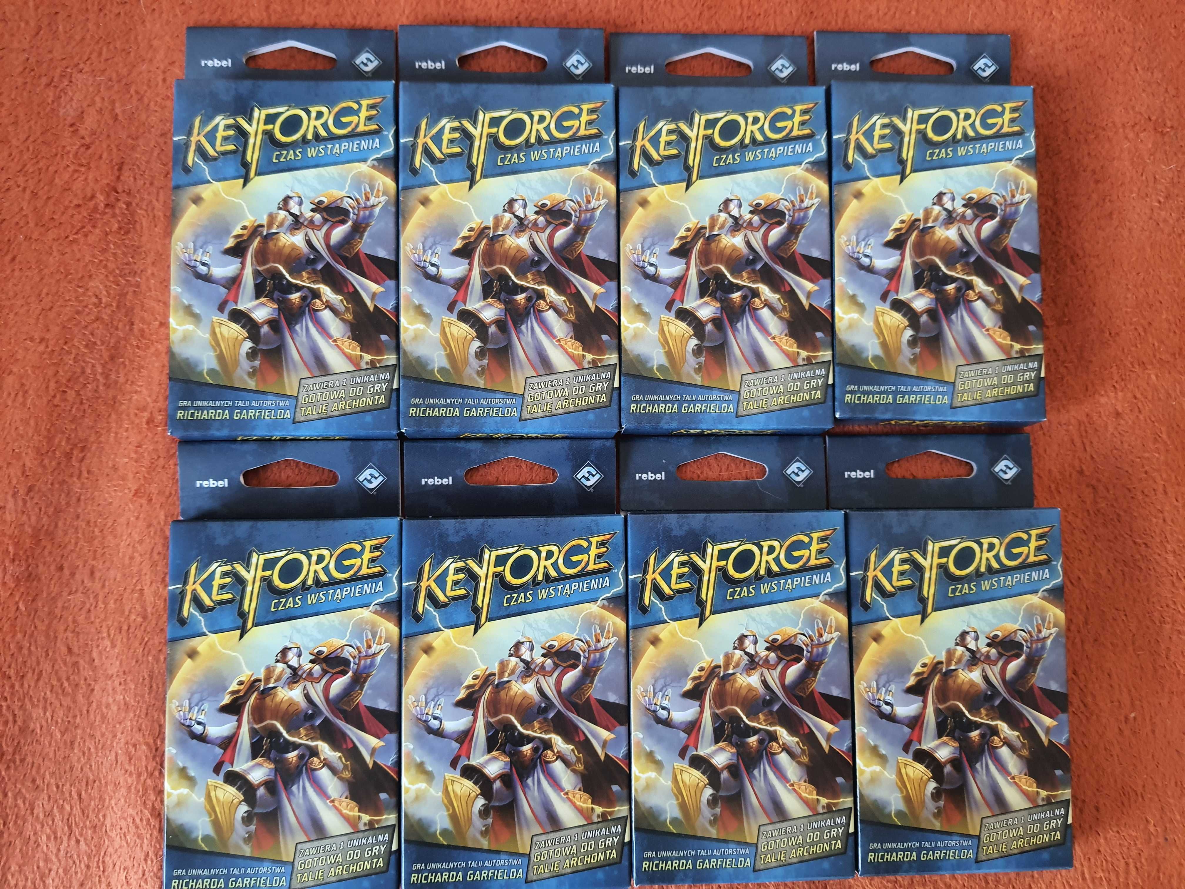 8 talii kart KeyForge "Czas wstąpienia" Rebel