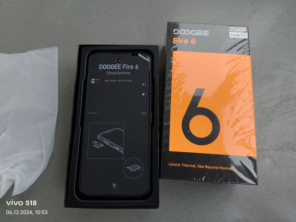 Doogee Fire 6 6/256 тепловізор