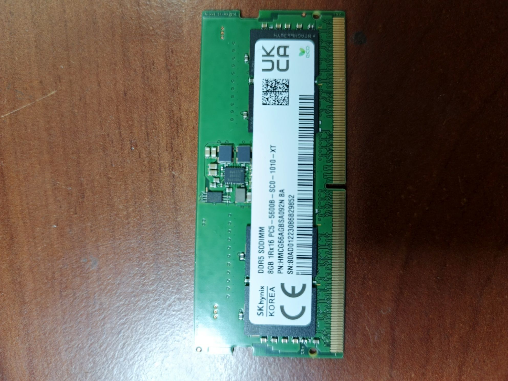 Оперативна пам'ять SODIMM 2×8GB DDR5 PC5-5600 Hynix