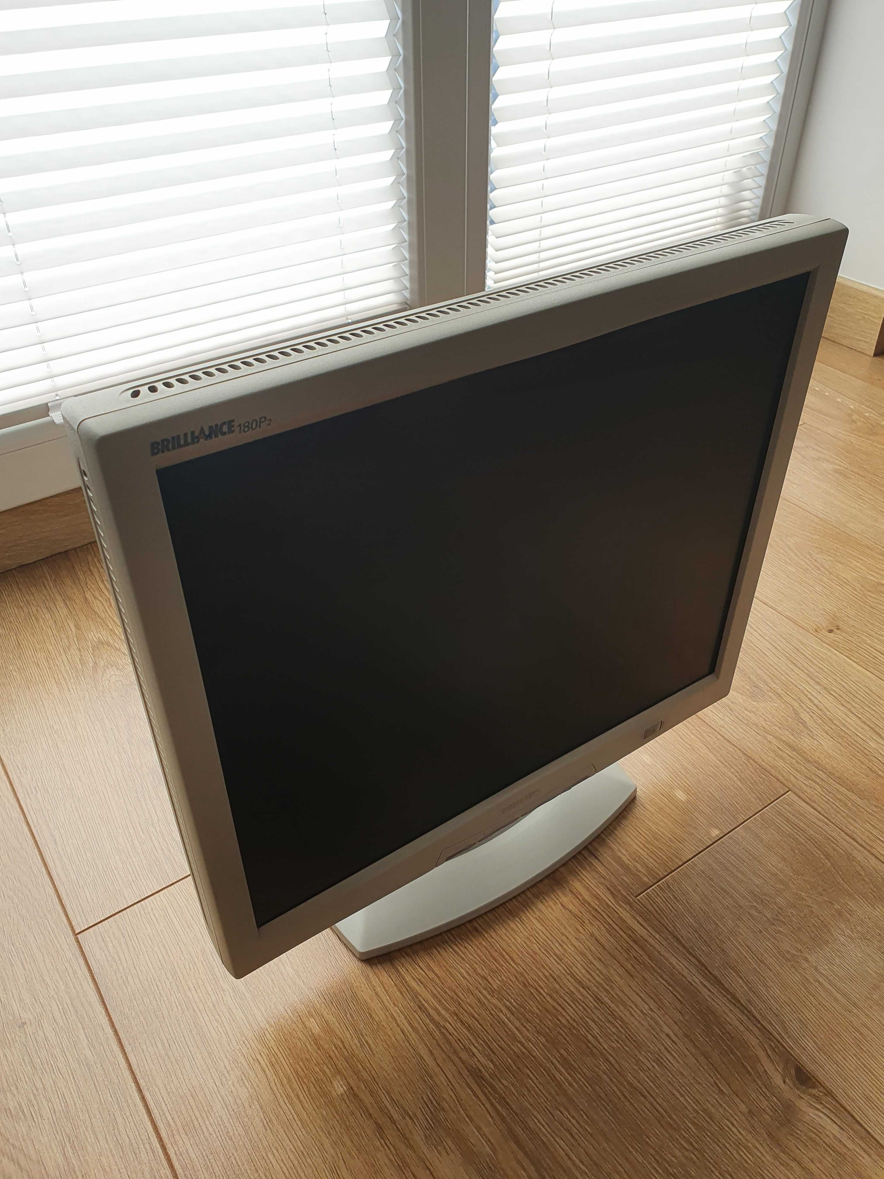 Monitor LCD Philips 180P2 18'' 1280x1024 HUB USB 4xUSB 2.0 Biały