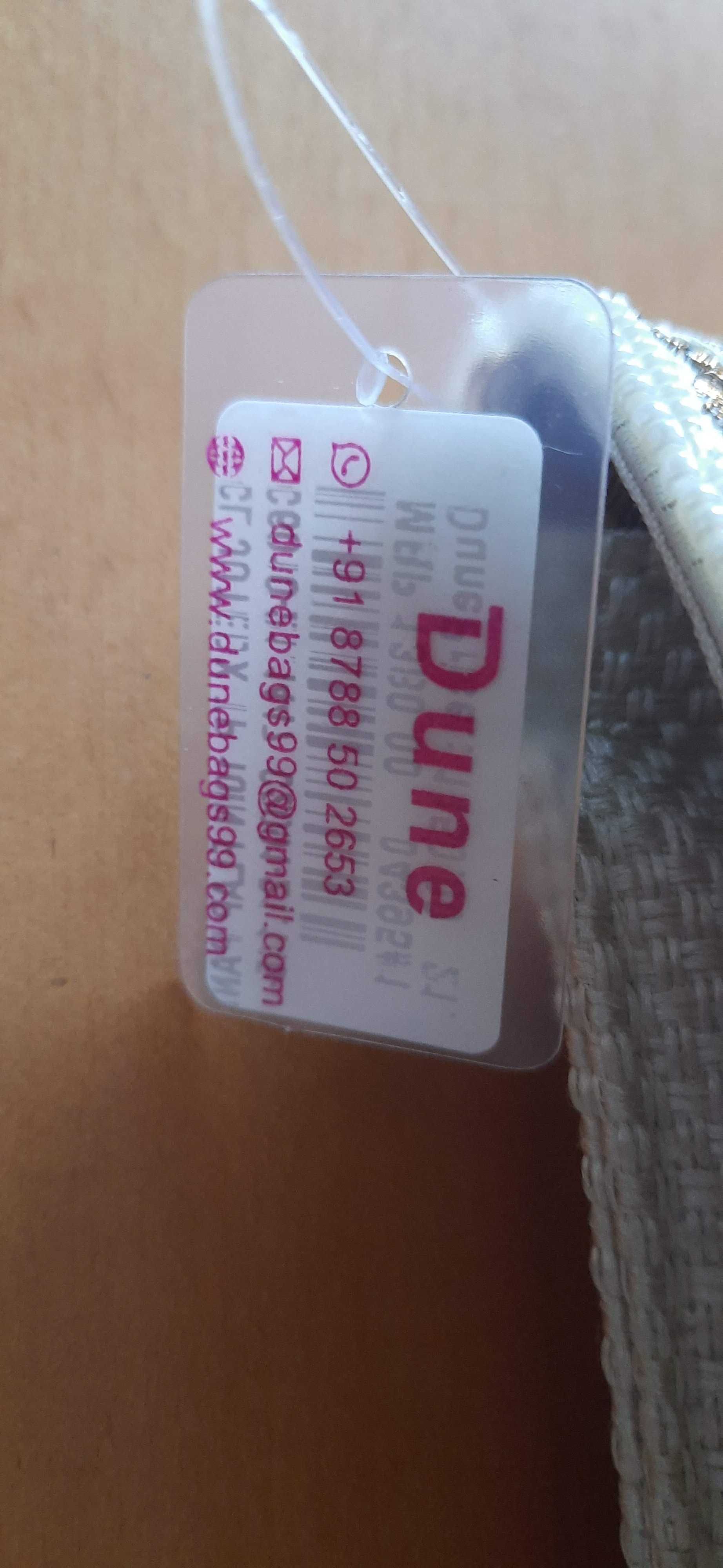 NOWA z metką torebka kopertówka DUNE haftowana