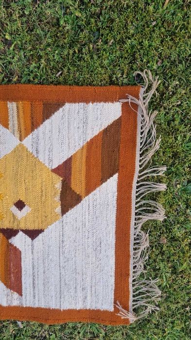 Kilim wełniany Design PRL lata 60 Cepelia