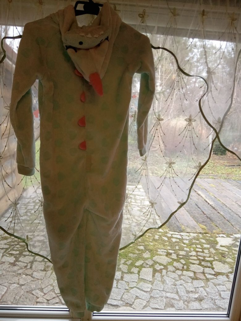 Pajac polarowy strój jednorożca r.146