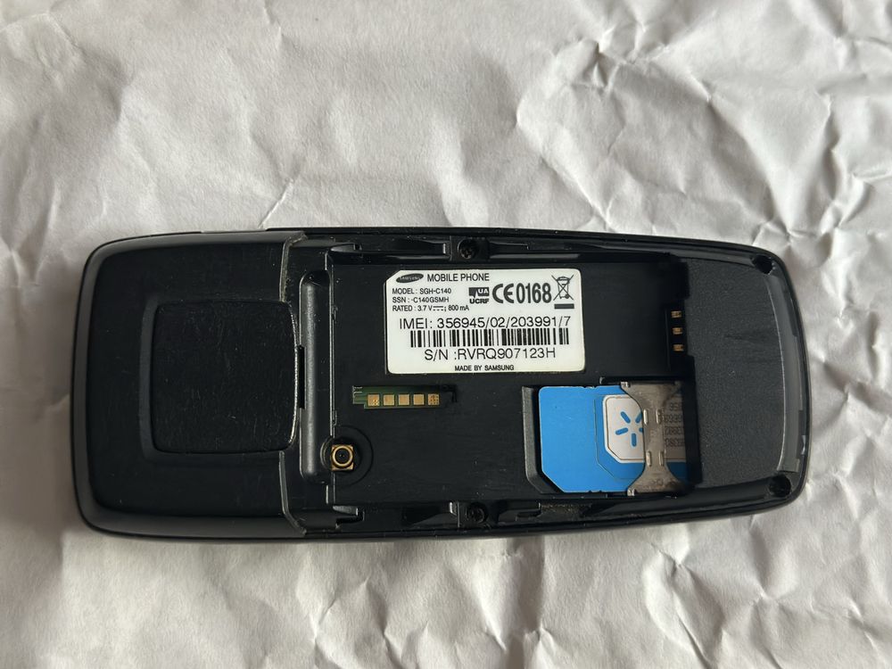 Кнопковий телефон Samsung c140 повністю робочий