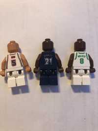figurki NBA Lego zestaw plus  piłka kosz gratis