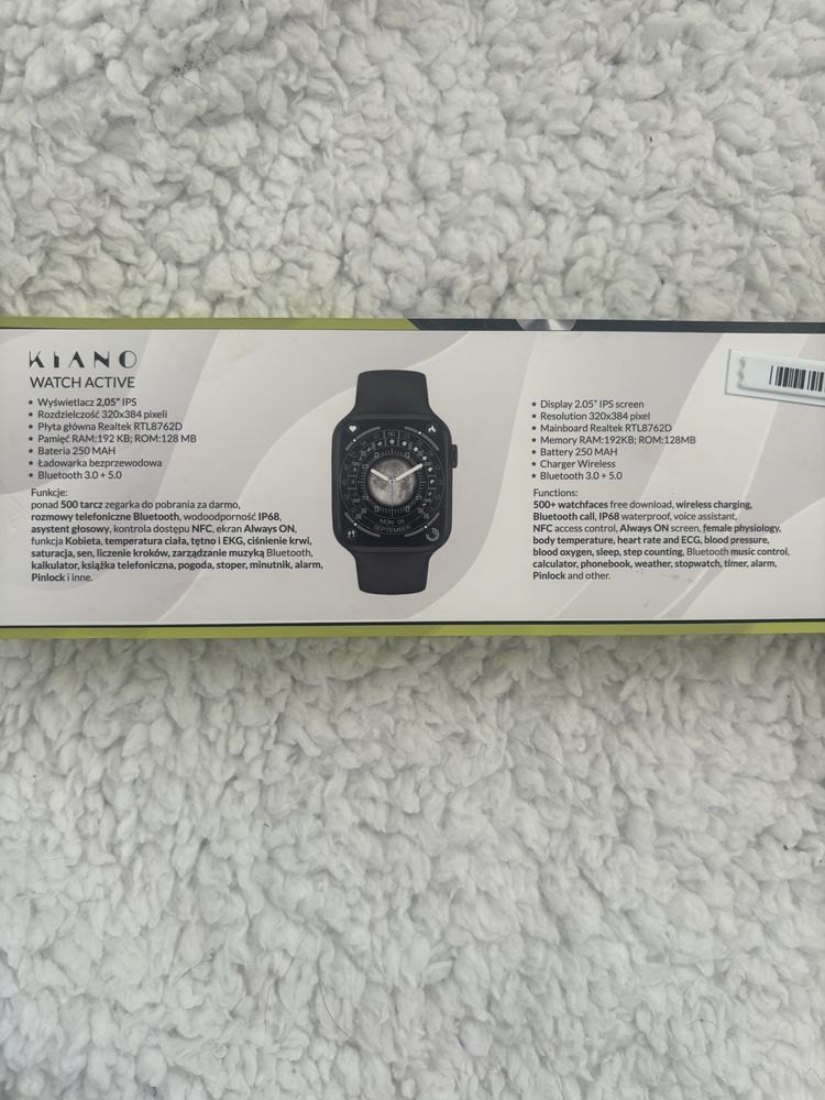 smartwatch kiano / jak apple watch