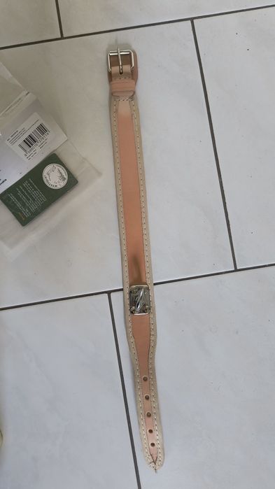 Obroża mystique tropowa skórzana 50cm