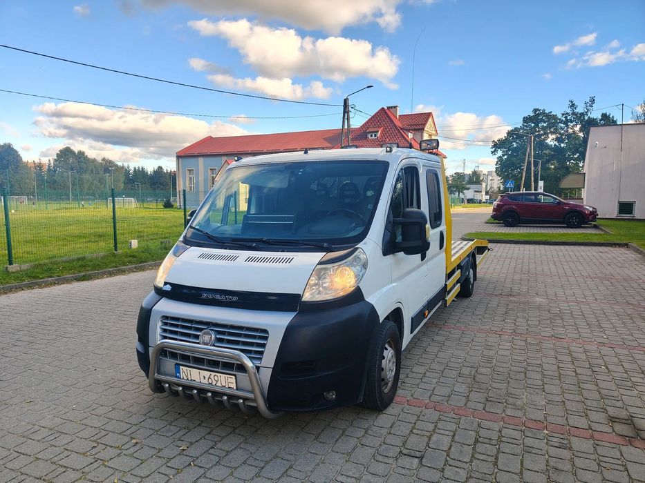 Fiat Ducato  2,3 DIESEL Ledy/DużaKolorowNav/Poduszki/Wciągarka/KameraCofania