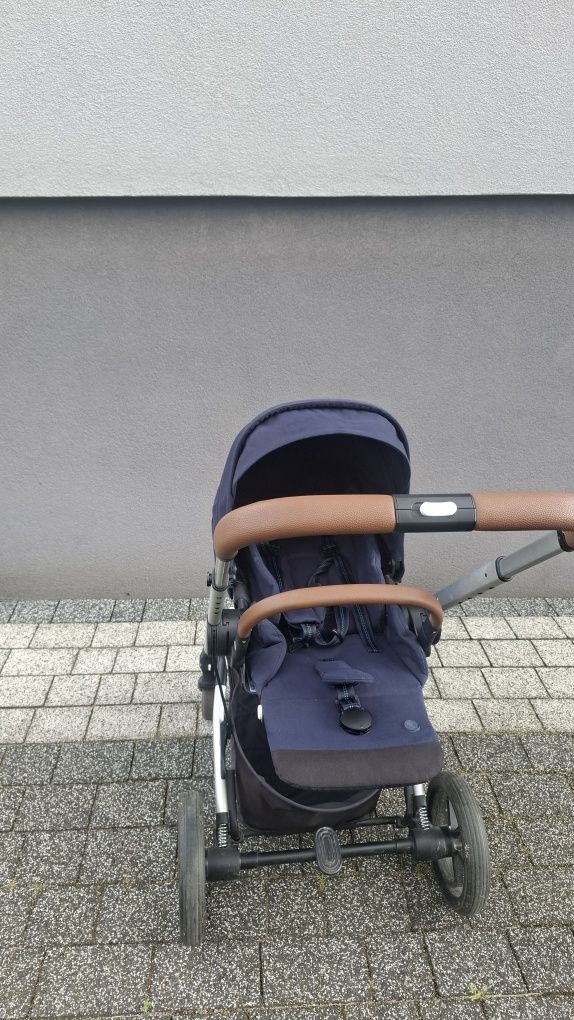 Wózek spacerowy cybex balios s lux na srebrnej ramie