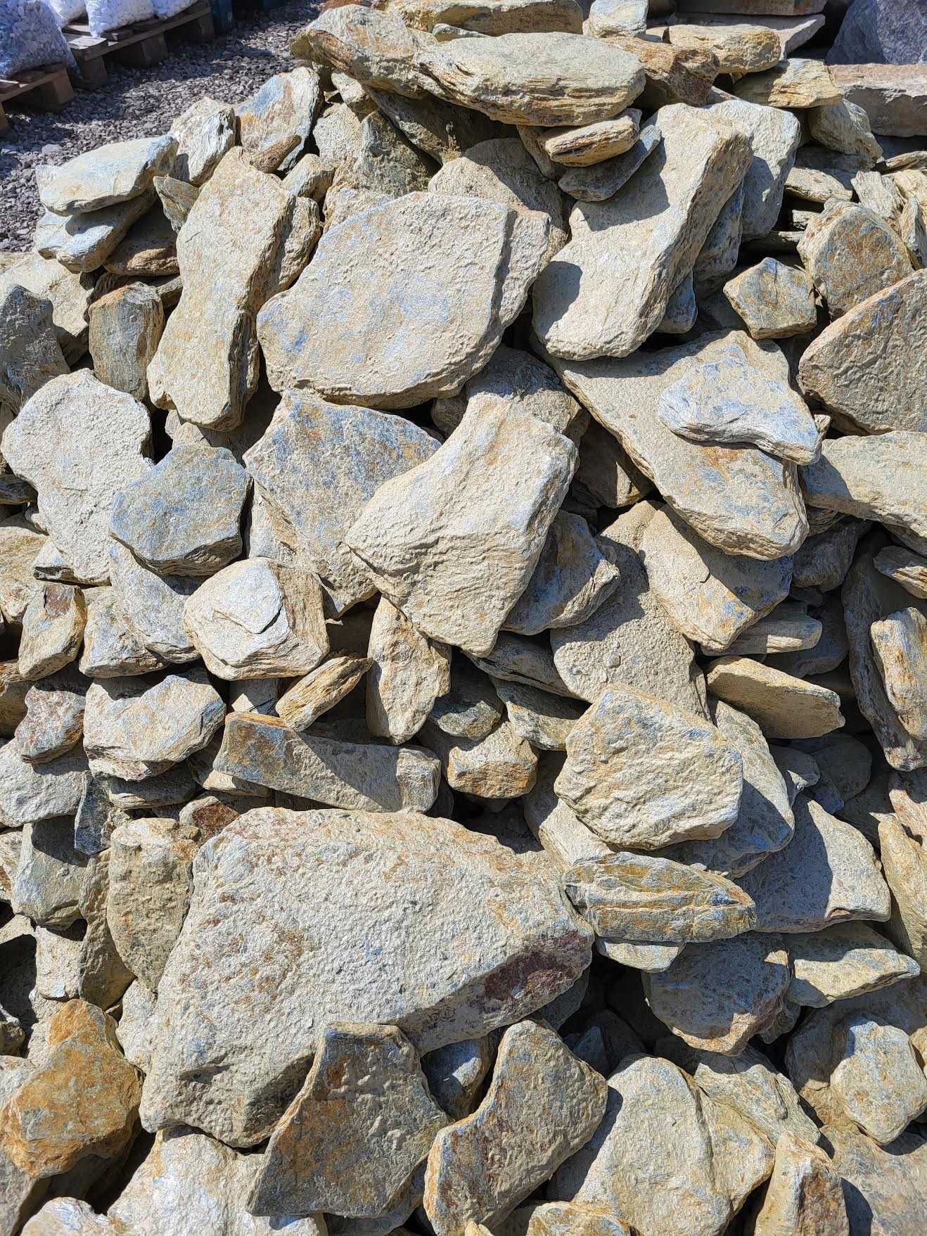 Łupek moon stone 200 Duże bryły głazy szpilki Kamienie ogrodowe