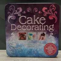 Zestaw do dekoracji ciast. książka po angielsku. Cake decorating kit