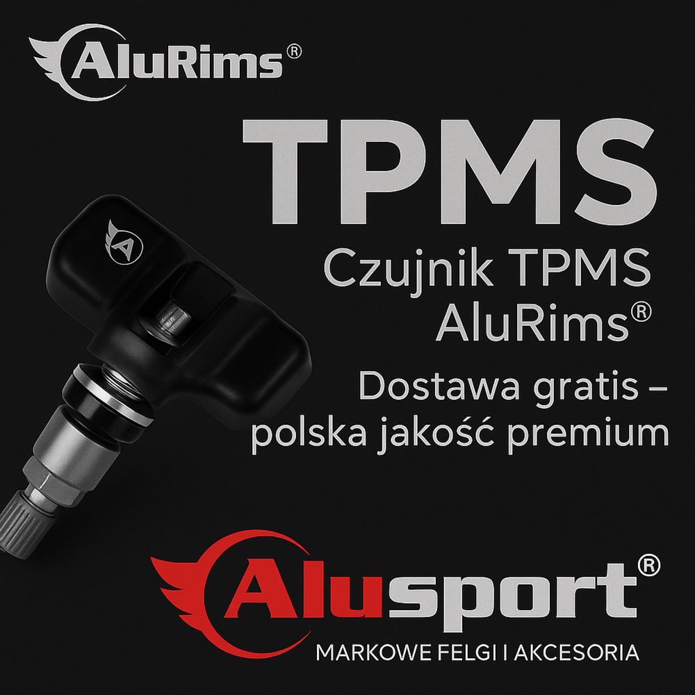 Zestaw 4x Czujnik TPMS AluRims® | Premium | Gotowe do montażu